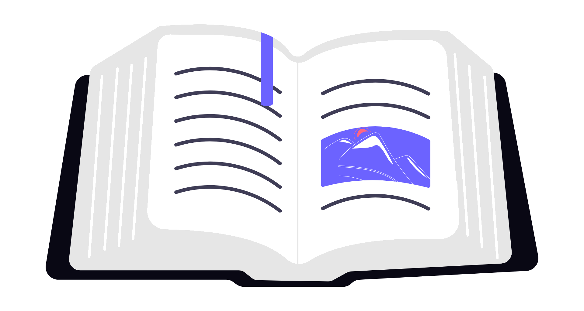 Reading in English illustration